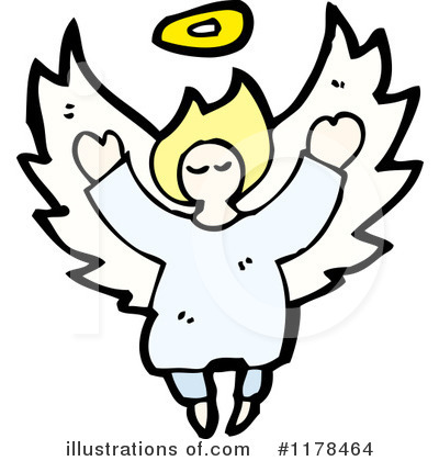 Royalty-Free (RF) Angel Clipart Illustration by lineartestpilot - Stock Sample #1178464