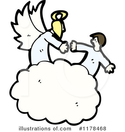 Royalty-Free (RF) Angel Clipart Illustration by lineartestpilot - Stock Sample #1178468