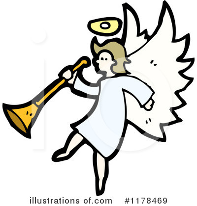 Royalty-Free (RF) Angel Clipart Illustration by lineartestpilot - Stock Sample #1178469