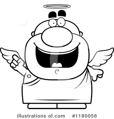 Royalty-Free (RF) Angel Clipart Illustration by Cory Thoman - Stock Sample #1180056