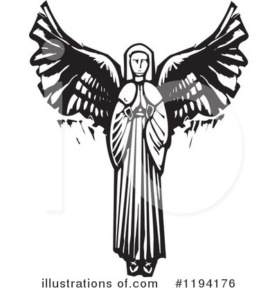 Royalty-Free (RF) Angel Clipart Illustration by xunantunich - Stock Sample #1194176
