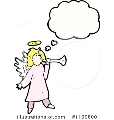 Royalty-Free (RF) Angel Clipart Illustration by lineartestpilot - Stock Sample #1199800