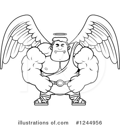 Royalty-Free (RF) Angel Clipart Illustration by Cory Thoman - Stock Sample #1244956