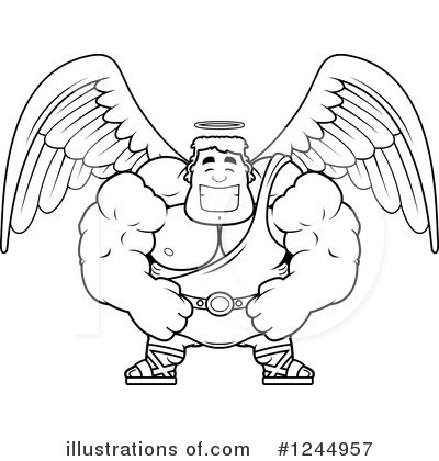 Royalty-Free (RF) Angel Clipart Illustration by Cory Thoman - Stock Sample #1244957