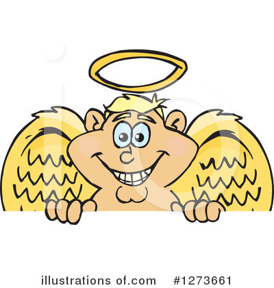 Royalty-Free (RF) Angel Clipart Illustration by Dennis Holmes Designs - Stock Sample #1273661