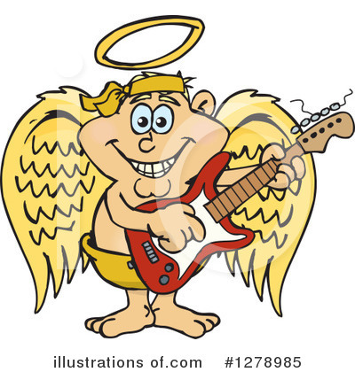 Royalty-Free (RF) Angel Clipart Illustration by Dennis Holmes Designs - Stock Sample #1278985