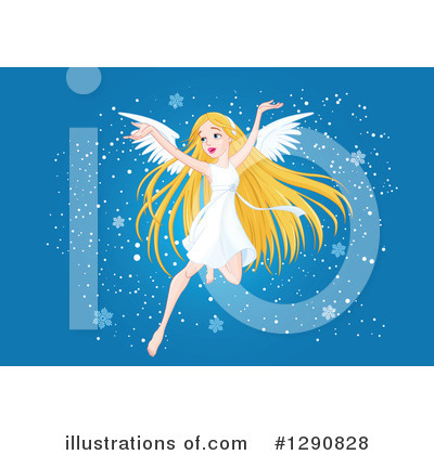 Royalty-Free (RF) Angel Clipart Illustration by Pushkin - Stock Sample #1290828