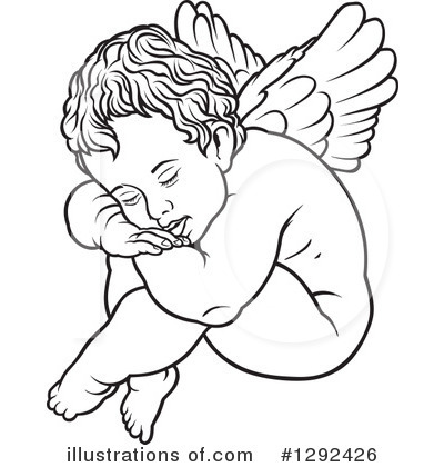 Royalty-Free (RF) Angel Clipart Illustration by dero - Stock Sample #1292426