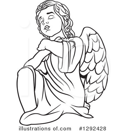 Royalty-Free (RF) Angel Clipart Illustration by dero - Stock Sample #1292428