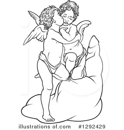 Royalty-Free (RF) Angel Clipart Illustration by dero - Stock Sample #1292429