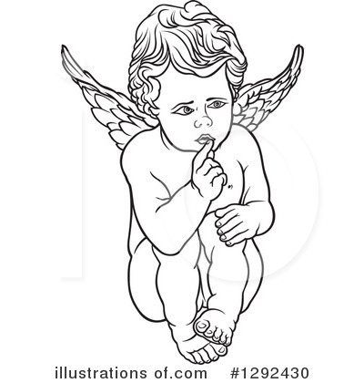 Royalty-Free (RF) Angel Clipart Illustration by dero - Stock Sample #1292430