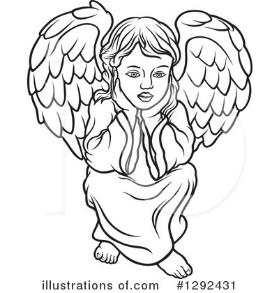 Royalty-Free (RF) Angel Clipart Illustration by dero - Stock Sample #1292431