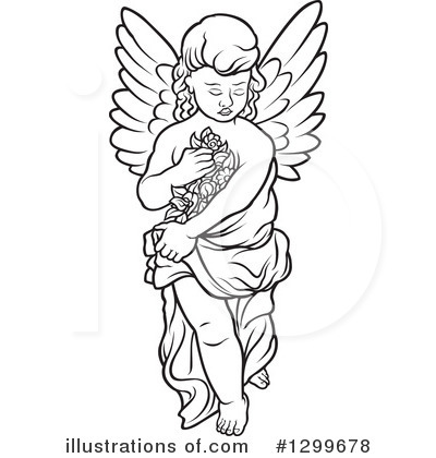 Royalty-Free (RF) Angel Clipart Illustration by dero - Stock Sample #1299678