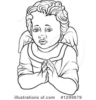 Royalty-Free (RF) Angel Clipart Illustration by dero - Stock Sample #1299679