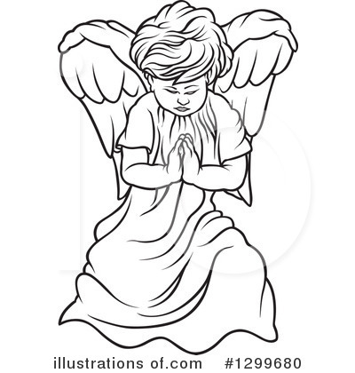 Royalty-Free (RF) Angel Clipart Illustration by dero - Stock Sample #1299680