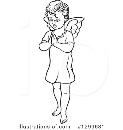 Royalty-Free (RF) Angel Clipart Illustration by dero - Stock Sample #1299681
