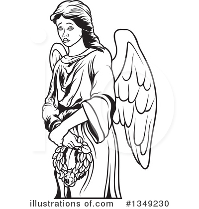 Royalty-Free (RF) Angel Clipart Illustration by dero - Stock Sample #1349230