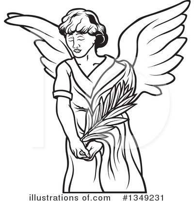 Royalty-Free (RF) Angel Clipart Illustration by dero - Stock Sample #1349231