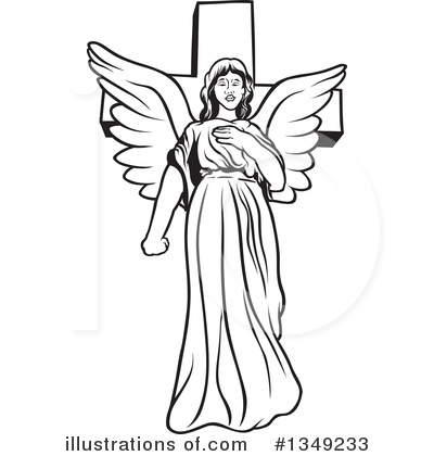 Royalty-Free (RF) Angel Clipart Illustration by dero - Stock Sample #1349233