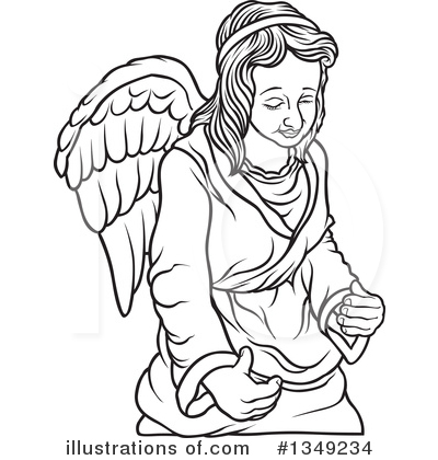 Royalty-Free (RF) Angel Clipart Illustration by dero - Stock Sample #1349234