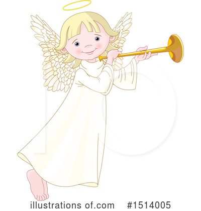 Royalty-Free (RF) Angel Clipart Illustration by Pushkin - Stock Sample #1514005