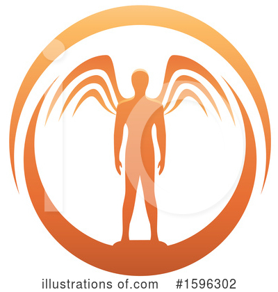 Royalty-Free (RF) Angel Clipart Illustration by cidepix - Stock Sample #1596302