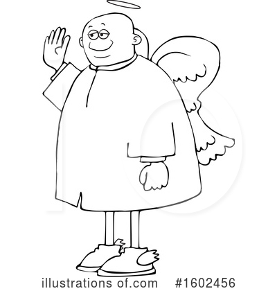 Royalty-Free (RF) Angel Clipart Illustration by djart - Stock Sample #1602456
