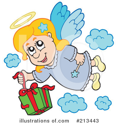 Royalty-Free (RF) Angel Clipart Illustration by visekart - Stock Sample #213443
