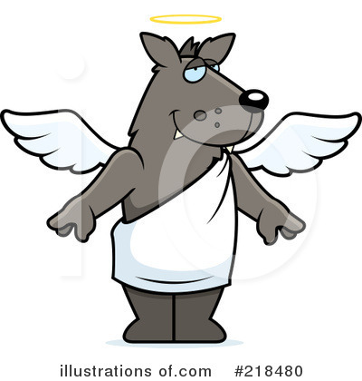 Royalty-Free (RF) Angel Clipart Illustration by Cory Thoman - Stock Sample #218480