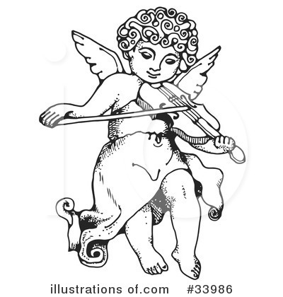 Royalty-Free (RF) Angel Clipart Illustration by C Charley-Franzwa - Stock Sample #33986