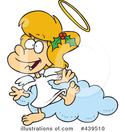 Royalty-Free (RF) Angel Clipart Illustration by toonaday - Stock Sample #439510