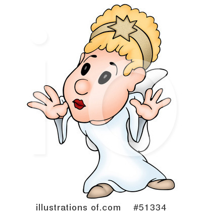 Royalty-Free (RF) Angel Clipart Illustration by dero - Stock Sample #51334