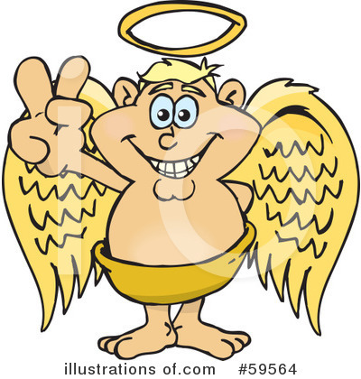 Angel Clipart #59564 by Dennis Holmes Designs