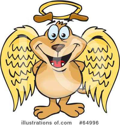 Royalty-Free (RF) Angel Clipart Illustration by Dennis Holmes Designs - Stock Sample #64996