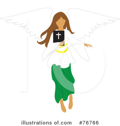 Royalty-Free (RF) Angel Clipart Illustration by Rosie Piter - Stock Sample #76766