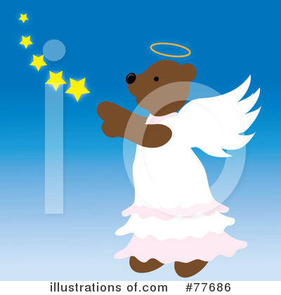 Royalty-Free (RF) Angel Clipart Illustration by Pams Clipart - Stock Sample #77686