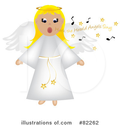 Royalty-Free (RF) Angel Clipart Illustration by Pams Clipart - Stock Sample #82262
