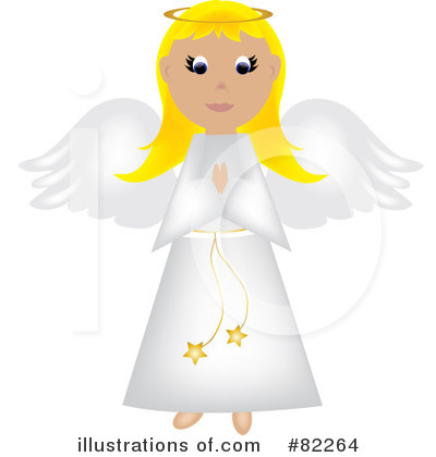 Royalty-Free (RF) Angel Clipart Illustration by Pams Clipart - Stock Sample #82264