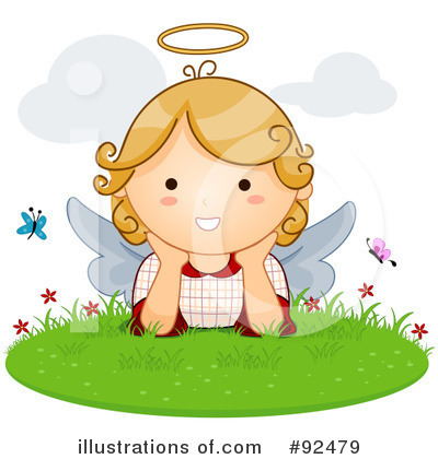 Royalty-Free (RF) Angel Clipart Illustration by BNP Design Studio - Stock Sample #92479