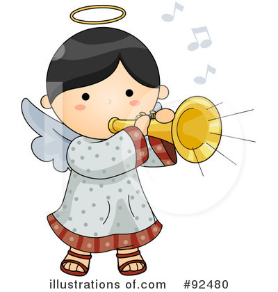 Royalty-Free (RF) Angel Clipart Illustration by BNP Design Studio - Stock Sample #92480