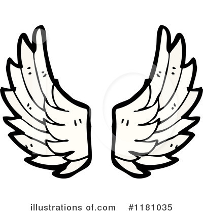 Royalty-Free (RF) Angel Wings Clipart Illustration by lineartestpilot - Stock Sample #1181035
