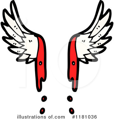 Royalty-Free (RF) Angel Wings Clipart Illustration by lineartestpilot - Stock Sample #1181036