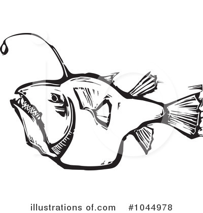 Royalty-Free (RF) Anglerfish Clipart Illustration by xunantunich - Stock Sample #1044978
