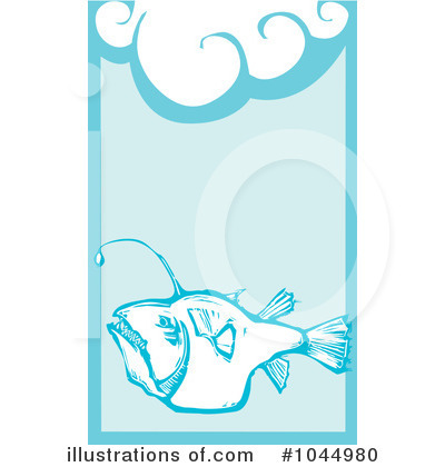 Royalty-Free (RF) Anglerfish Clipart Illustration by xunantunich - Stock Sample #1044980