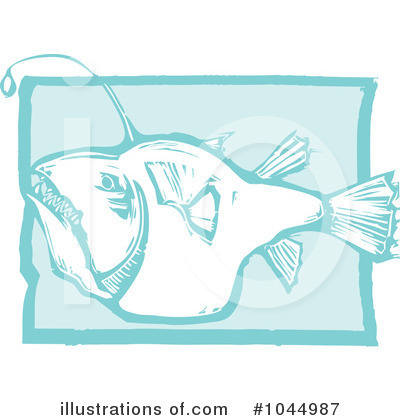 Royalty-Free (RF) Anglerfish Clipart Illustration by xunantunich - Stock Sample #1044987