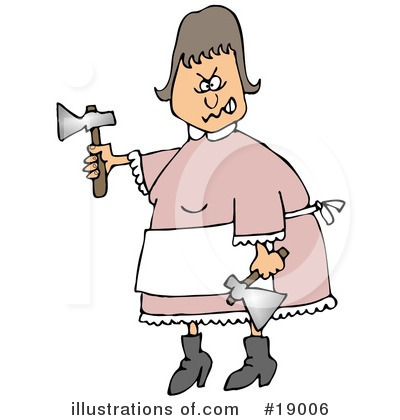 Mad Woman Clipart #19006 by djart