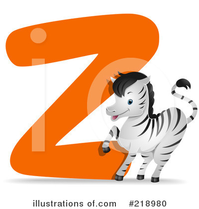 Royalty-Free (RF) Animal Alphabet Clipart Illustration by BNP Design Studio - Stock Sample #218980
