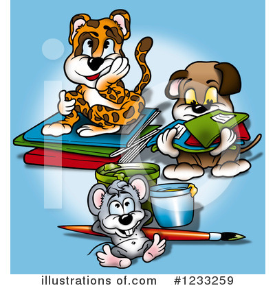Royalty-Free (RF) Animal Clipart Illustration by dero - Stock Sample #1233259