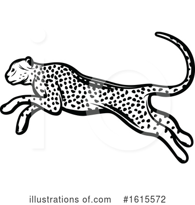 Cheetah Clipart #1615572 by Vector Tradition SM