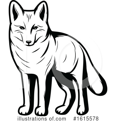 Coyote Clipart #1615578 by Vector Tradition SM